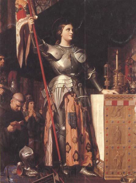 Jean Auguste Dominique Ingres Joan of Arc at the Coronation of Charles VII in Reims Cathedral (mk45)